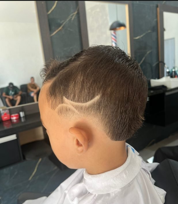 Desenho personalizado no degradê